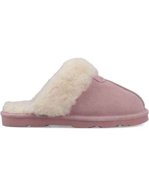 BEARPAW Pink Loki Ii Suede Peony Slippers