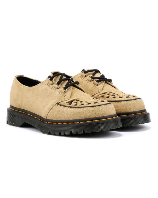 Dr. Martens Brown Ramsey Eh Suede Savannah Tan Shoes