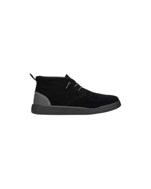 Jo Bottes En Daim HeyDude en coloris Black