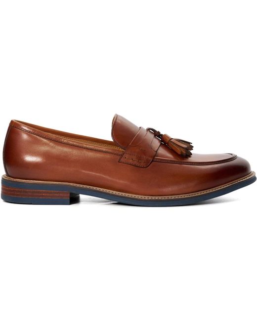 Simley Mocassins En Cuir Dune en coloris Brown