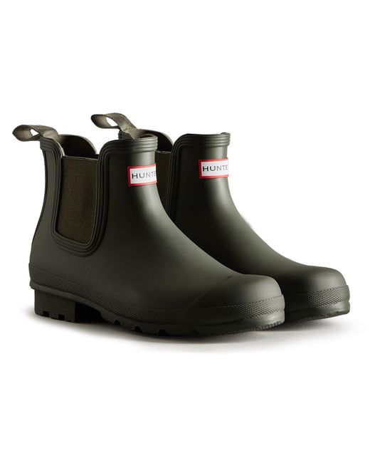 Hunter Black Original Chelsea Boots for men