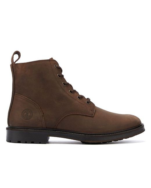 Barbour Brown Heyford Choco Men's Boots for men