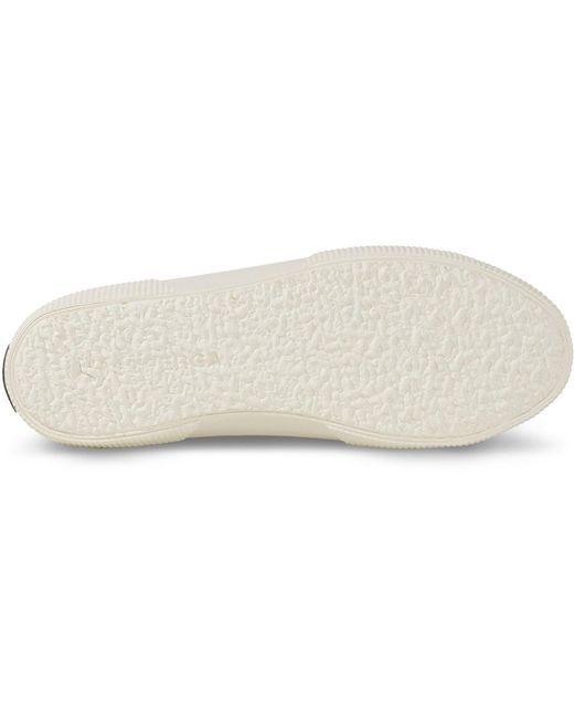 Superga Natural 3750 Seashells Print Cotton Trainers