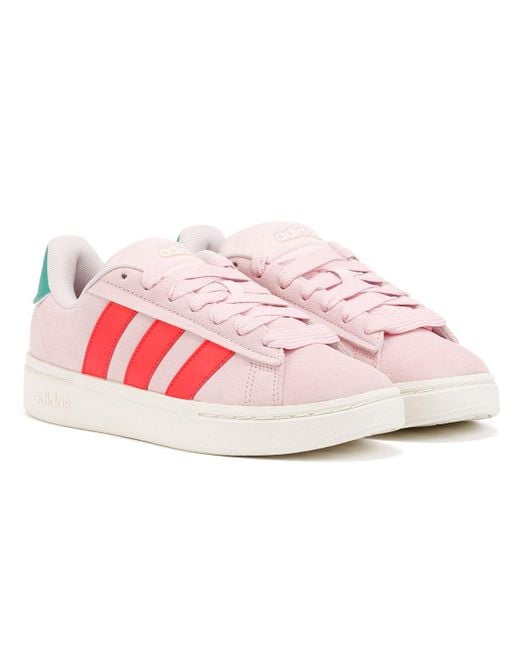 Adidas Pink Grand Court Alpha 00S Trainers