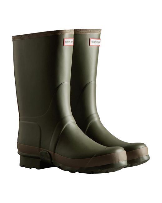 Hunter Green Dark Gardener Boots for men