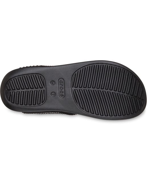 CROCSTM Black Getaway Triangle Eva Sandals