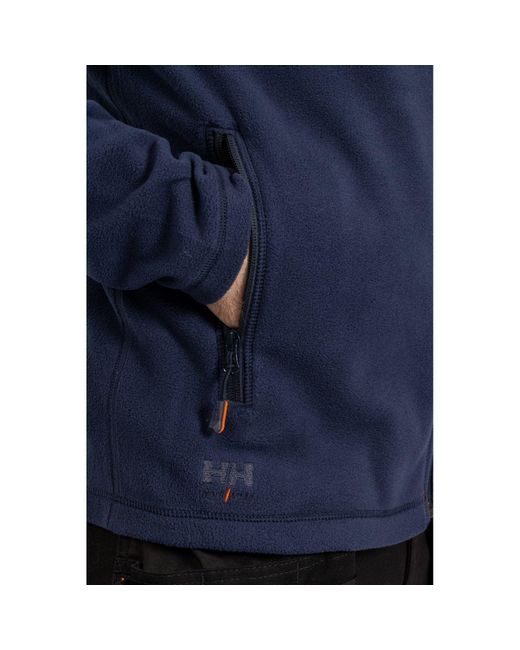 Helly Hansen Blue Oxford Fleece Jacket for men