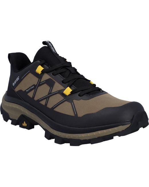 Hi-tec Black Infuse Low Polyester /Walnut Hiking Shoes for men