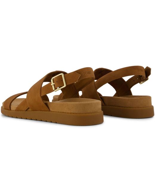 TOMS Brown Marin Sandal Polyurethane Sugar Sandals Pu