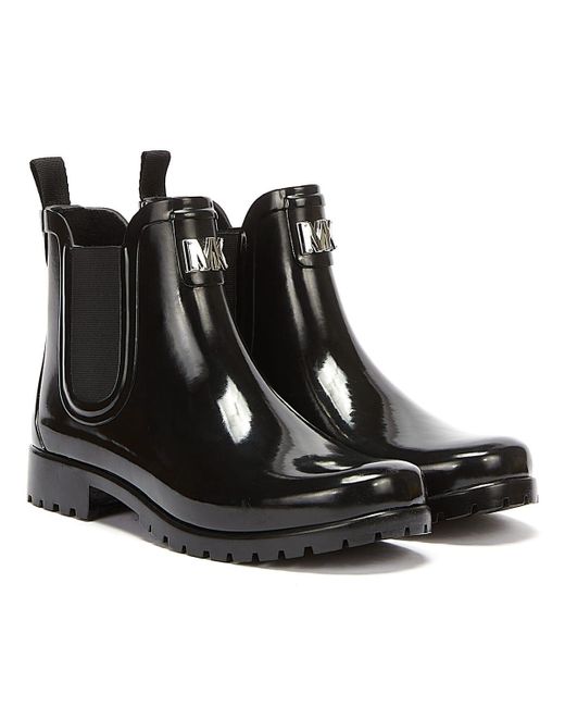 Michael Kors Black Sidney Rain Boots