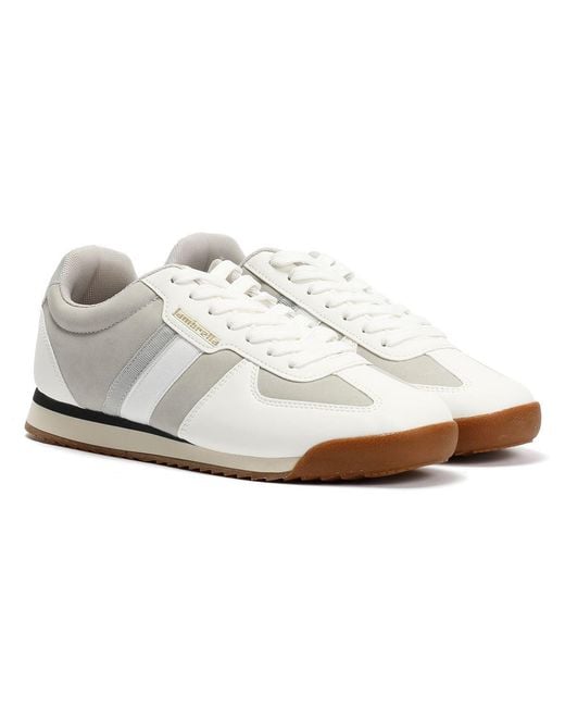 Lambretta White Diego Trainers for men