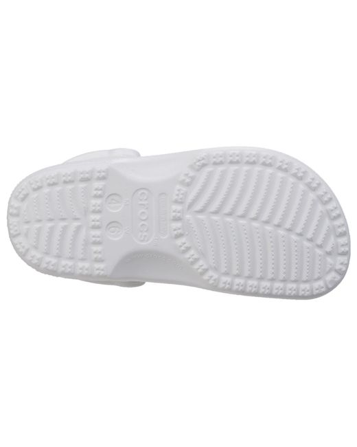 CROCSTM White Classic Croslite Rubber Clogs