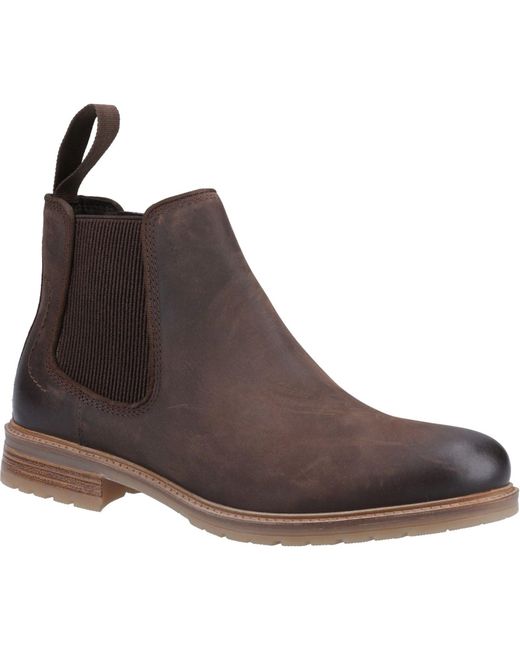 Hush Puppies Brown Russell Leather Boots for men
