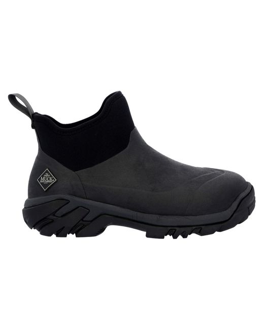 Muck Boot Black Woody Sport Rubber/Dark Wellington Boots