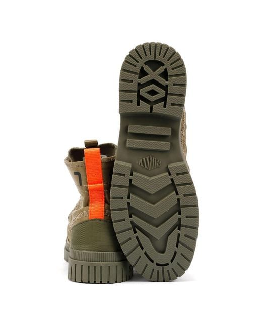 Palladium Green Sp20 Travel Hi Stiefel