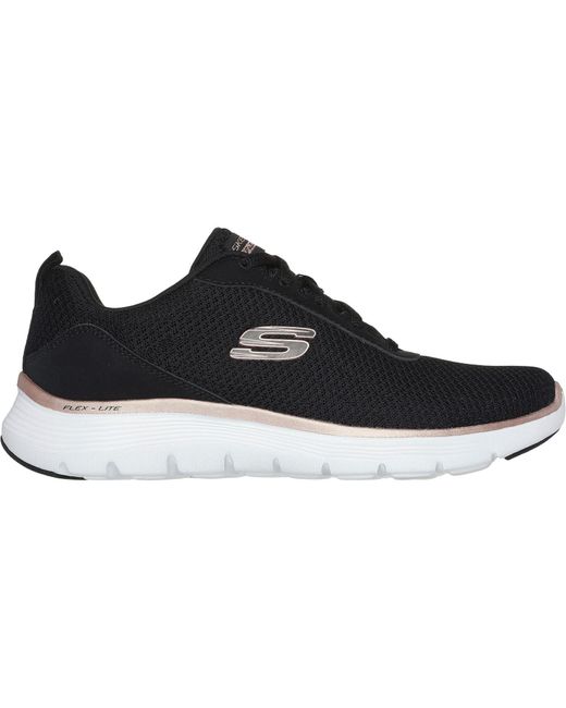 Flex Appeal 5.0 Uptake Scarpe Da Ginnastica Nere/Oro Rosa Da Donna di Skechers in Blue