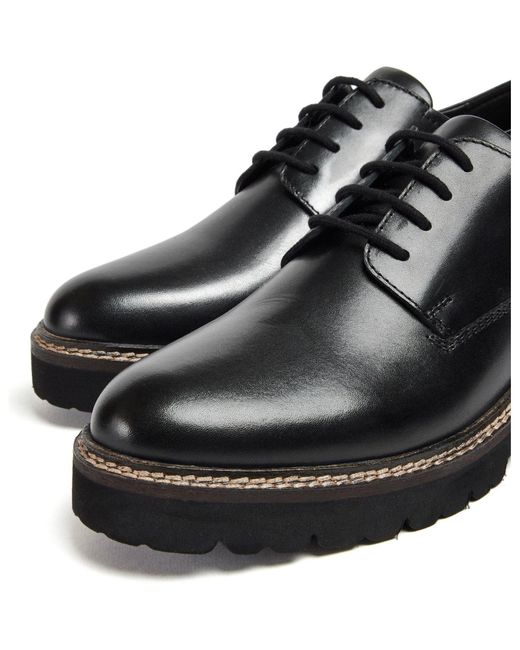 Pod Black Kris Leather Derby Shoes