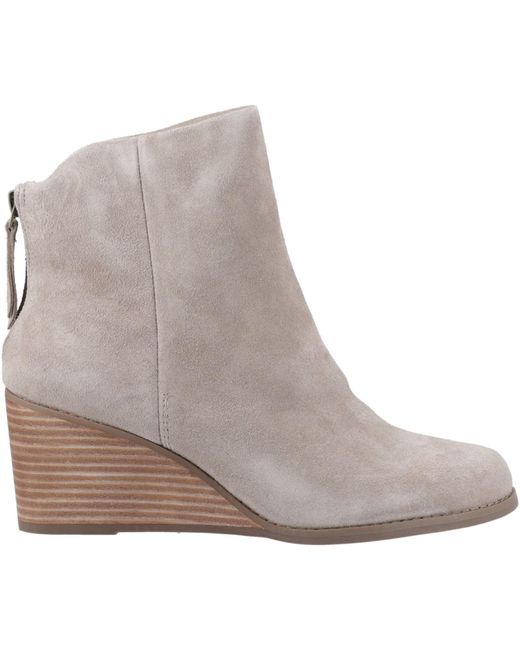 TOMS Gray Casey Leather Boots