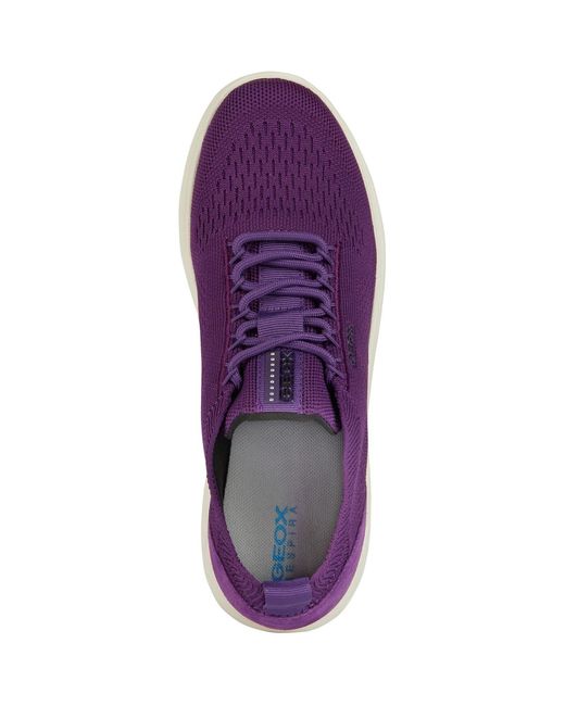 Geox Purple D Spherica a Leder-sneaker