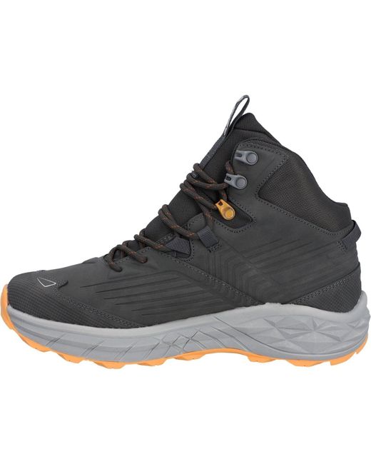 Hi-tec Black Fuse Trek Mid Synthetic /Timber Wolf Hiking Boots for men