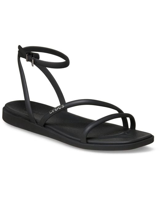 CROCSTM Black Miami Ankle Strap Toe Loop Sandals