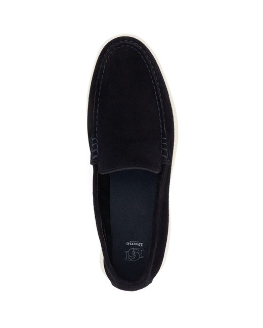 Dune Blue Buftonn Loafers for men