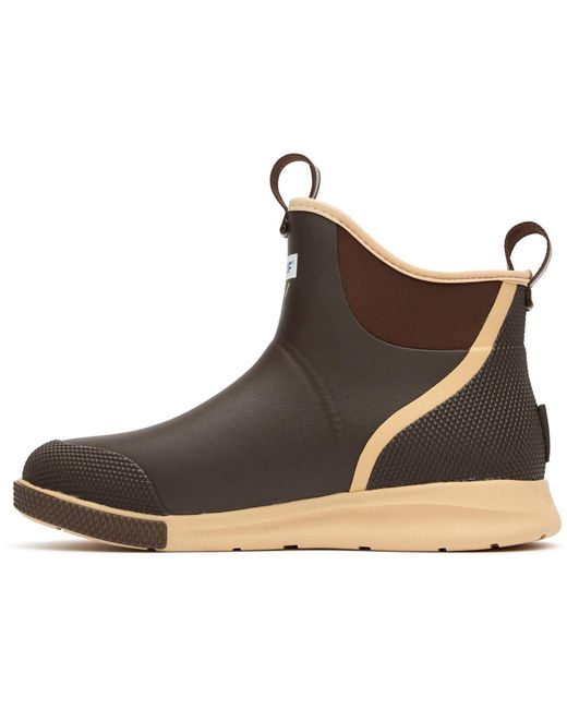 XtraTuf Brown Ankle Deck Boot Sport Eva Chocolate/Tan Wellington Boots for men