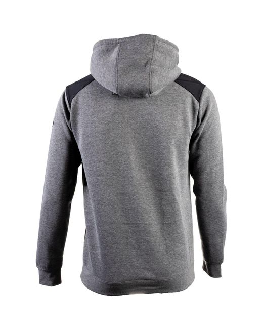 Caterpillar Gray Essentials Synthetic Hooded Sweatshirt for men