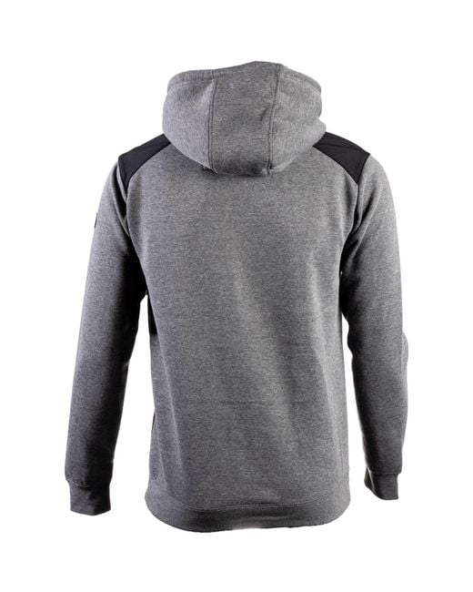 Caterpillar Gray Essentials Synthetic Hooded Sweatshirt for men