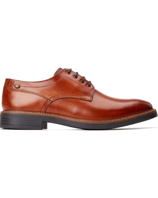 Base London Durham Leder Schuhe in Brown für Herren