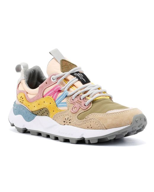 Flower Mountain Pink Yamano 3 Khaki/ Trainers
