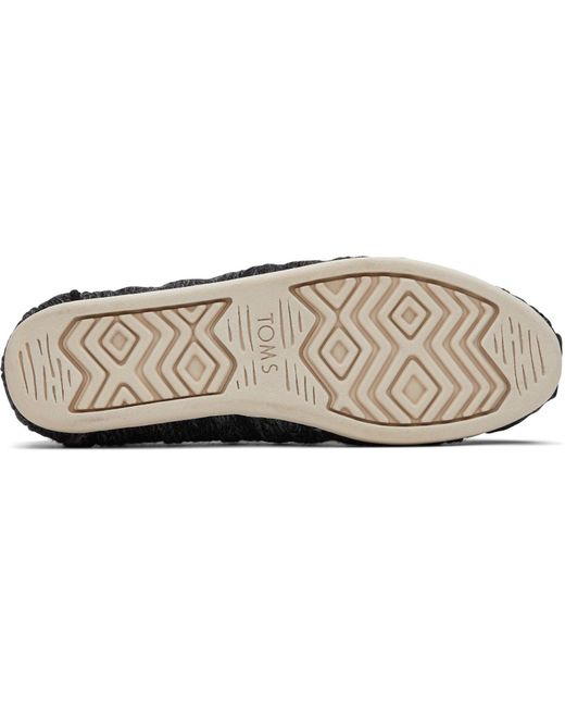 TOMS Black Alpargata With Cloudbound Polyester Slippers