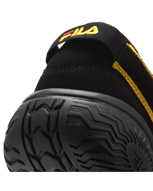 Fila Suede Provenance Yellow Black Trainers Lyst