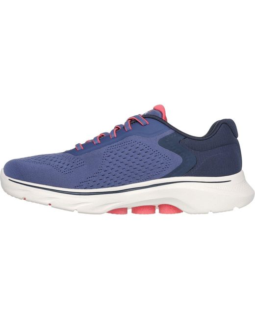Go Walk 7 Cosmic Waves Baskets En Polyester Skechers en coloris Blue