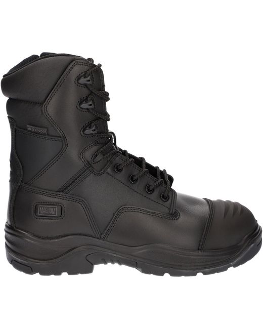 Magnum Black Rigmaster Side-Zip Leather Safety Boots