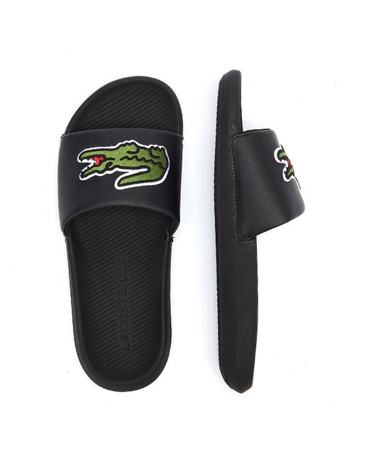 lacoste slides men