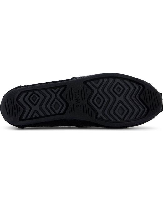TOMS Blue Alpargata Sequins Textile Espadrilles