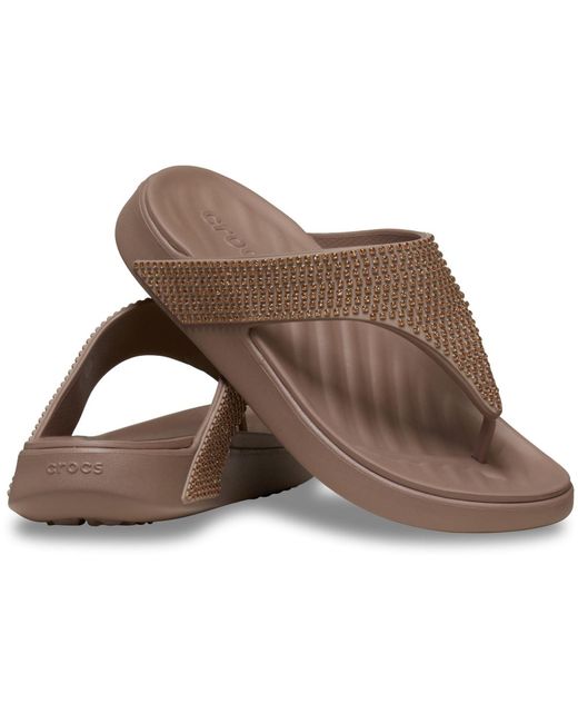CROCSTM Brown Cro Dsv Getaway Triangle Flip
