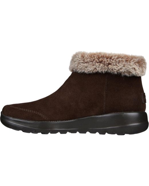 Skechers Brown On-The-Go Joy First Glance Leder