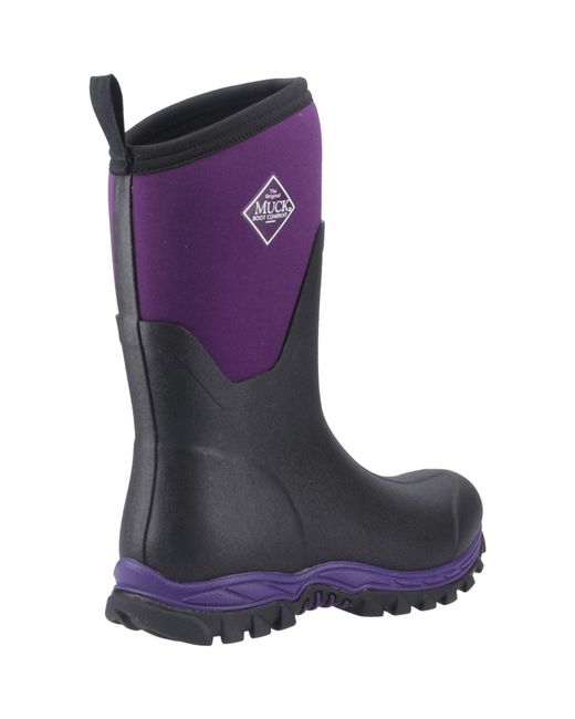 Muck Boot Blue Arctic Sport Ii Mid Rubber /Acai Winter Mid Calf Boots
