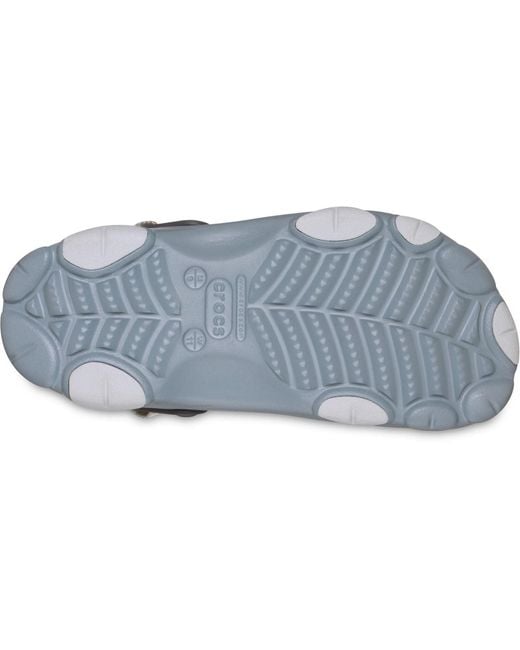 CROCSTM Blue All-Terrain Eva Concrete Clogs for men