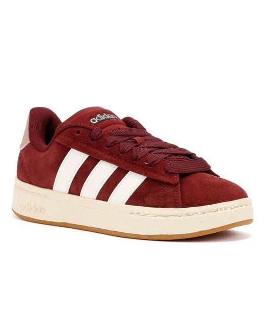 Adidas Purple Grand Court Alpha 00S Burgundy/ Trainers