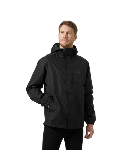 Helly Hansen Sport Black Vancouver Rain Jacket Rain Jacket for men