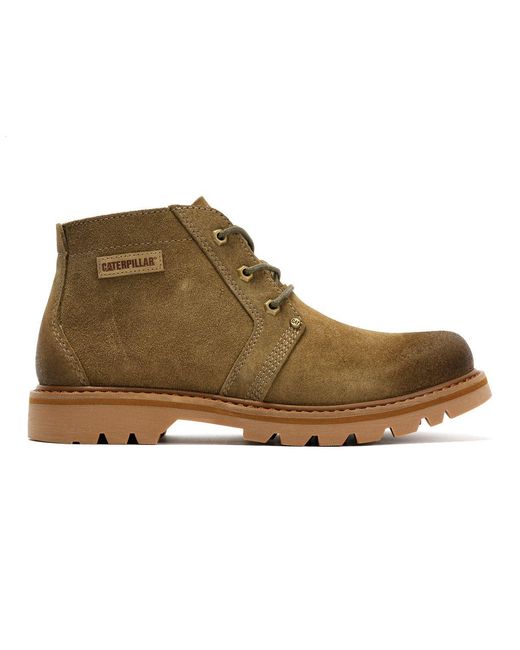 Caterpillar Brown Grader Chukka Suede Gobi Boots for men