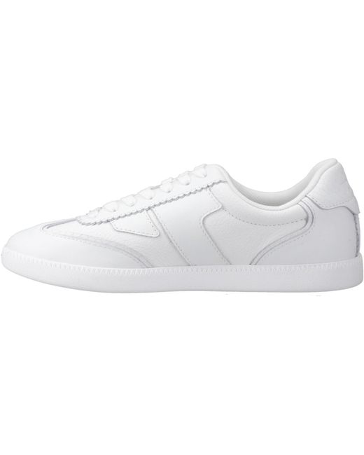 TOMS Gray Collins Leather Trainers