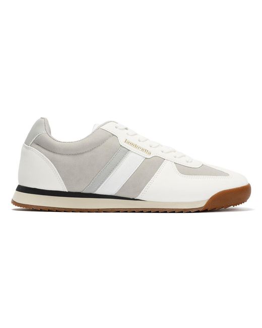 Lambretta White Diego Trainers for men