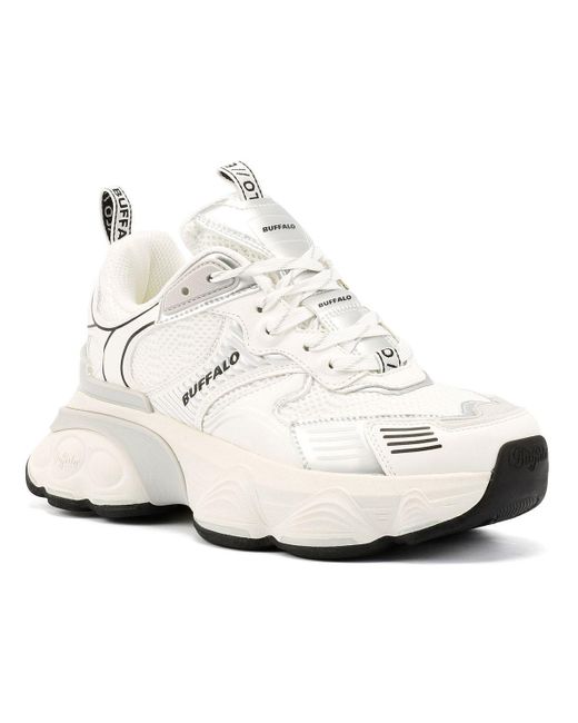 Buffalo White Truck Damen Weiße Turnschuhe