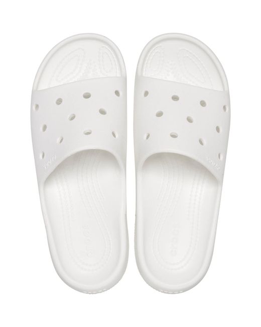 CROCSTM White Classic Slide 2.0 Shoes 10