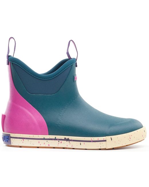 XtraTuf Pink Ankle Deck Camp Boot Rubber Wellington Boots