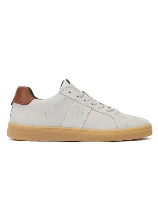 Barbour White Reflect Men's Trainers for men
